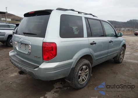 2003 Honda Pilot Ex из США, поврежденный, VIN 2HKYF18443H554499